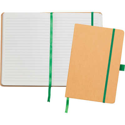 BROADSTAIRS ECO A5 KRAFT PAPER NOTE BOOK.