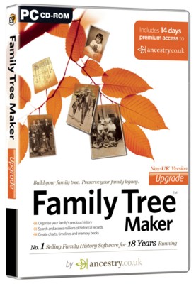 Picture of CD ROM - FAMILY TREE MAKER.