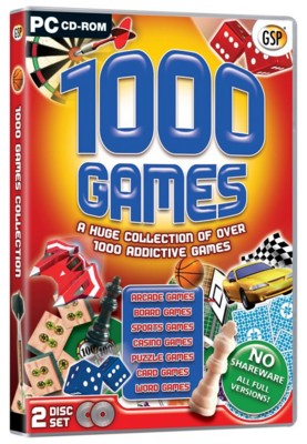 Picture of CD ROM - 1000 GAMES VOL 1