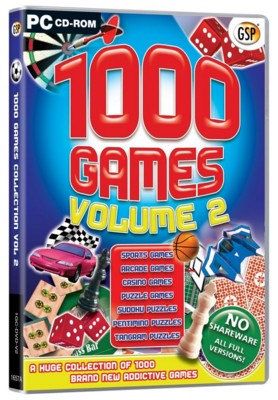 Picture of CD ROM - 1000 GAMES VOL 2