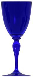 Picture of BRISTOL BLUE GLASS REDCLIFFE GOBLET SET.