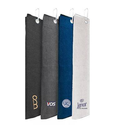 Picture of AZTEX TRIFOLD WAFFLE MICROFIBRE GOLF TOWEL