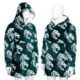 Picture of PRINTED SHERPA WEARABLE HOODED HOODY