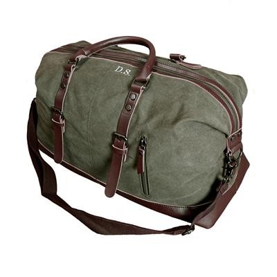 Picture of BRANDED PREMIUM LARGE CANVAS HOLDALL.