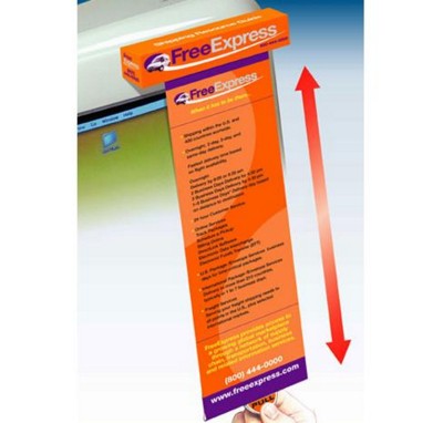 Picture of PROMOSHADE MINI ADVERTISING SIGN ROLLER BLIND.