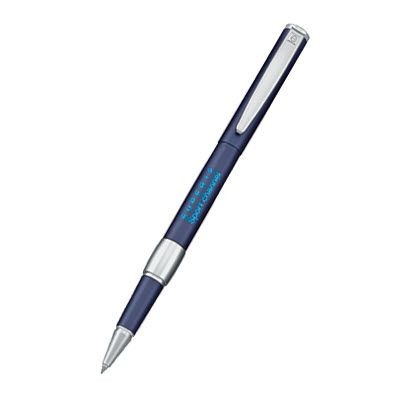 Picture of SENATOR IMAGE SILVER CHROME & SOFT LACQUER METAL ROLLERBALL PEN in Blue