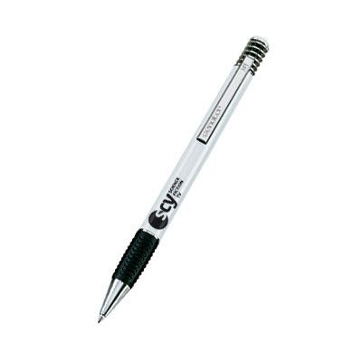 Picture of SENATOR SOFT SPRING POLISHED METAL BALL PEN in White