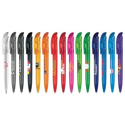 Picture of CHALLENGER CLEAR TRANSPARENT PLASTIC BALL PEN