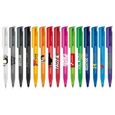 SENATOR SUPER HIT FROSTED PLASTIC BALL PEN.