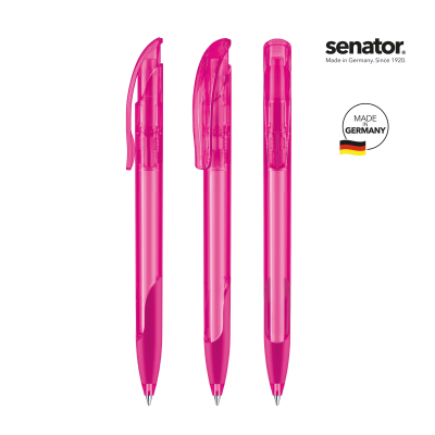 Picture of SENATOR® CHALLENGER CLEAR TRANSPARENT with Soft Grip Push Ball Pen