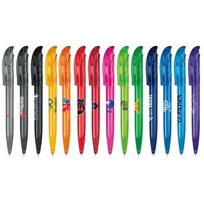 Picture of CHALLENGER CLEAR TRANSPARENT PLASTIC BALL PEN