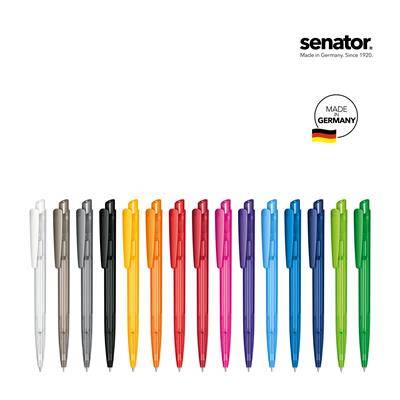 Picture of SENATOR DART CLEAR TRANSPARENT RETRACTABLE BALL PEN in Smoke Grey.