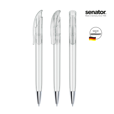 Picture of SENATOR® CHALLENGER CLEAR TRANSPARENT with Metal Tip Push Ball Pen