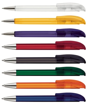 Picture of CHALLENGER XL CLEAR TRANSPARENT TRANSLUCENT BALL PEN