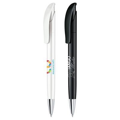 Picture of CHALLENGER POLISHED PLASTIC BALL PEN with Metal Tip