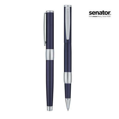 Picture of SENATOR® IMAGE SILVER CHROME ROLLERBALL PEN.