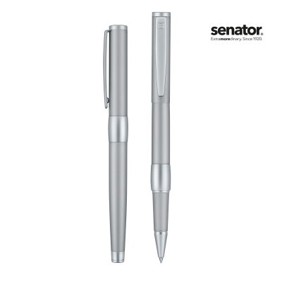 Picture of SENATOR® IMAGE SILVER CHROME ROLLERBALL PEN.