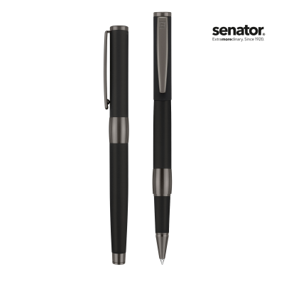 Picture of SENATOR® IMAGE BLACK LINE ROLLERBALL PEN.