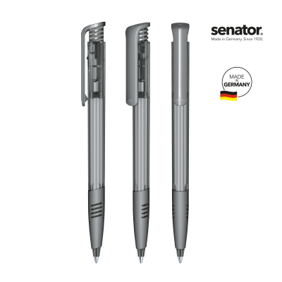 Picture of SENATOR® SUPER HIT CLEAR TRANSPARENT SG PUSH BALL PEN.