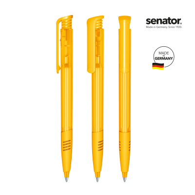 Picture of SENATOR® SUPER HIT CLEAR TRANSPARENT SG PUSH BALL PEN.