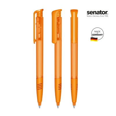 Picture of SENATOR® SUPER HIT CLEAR TRANSPARENT SG PUSH BALL PEN.