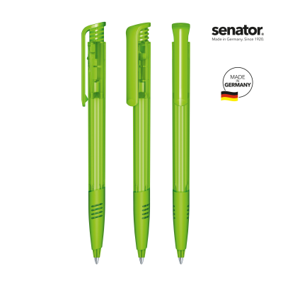 Picture of SENATOR® SUPER HIT CLEAR TRANSPARENT SG PUSH BALL PEN.