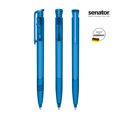 Picture of SENATOR® SUPER HIT CLEAR TRANSPARENT SG PUSH BALL PEN.