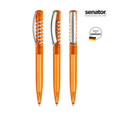 Picture of SENATOR® NEW SPRING CLEAR TRANSPARENT MC PUSH BALL PEN