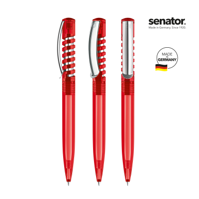 Picture of SENATOR® NEW SPRING CLEAR TRANSPARENT MC PUSH BALL PEN