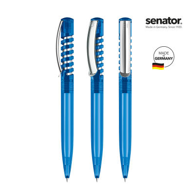 Picture of SENATOR® NEW SPRING CLEAR TRANSPARENT MC PUSH BALL PEN