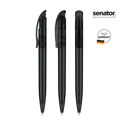 Picture of SENATOR CHALLENGER FROSTED PLASTIC BALL PEN in Black