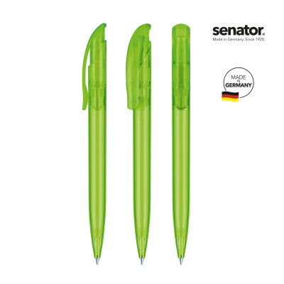 Picture of SENATOR CHALLENGER FROSTED PLASTIC BALL PEN in Pale Green