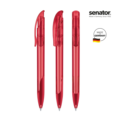 Picture of SENATOR® CHALLENGER CLEAR TRANSPARENT SG PUSH BALL PEN.