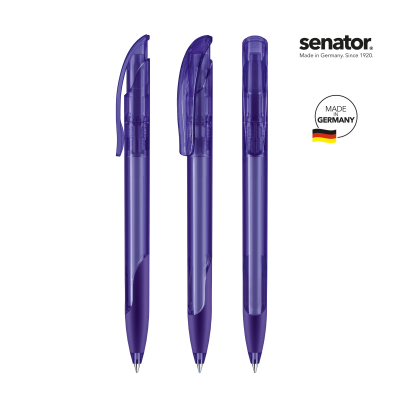 Picture of SENATOR® CHALLENGER CLEAR TRANSPARENT SG PUSH BALL PEN.