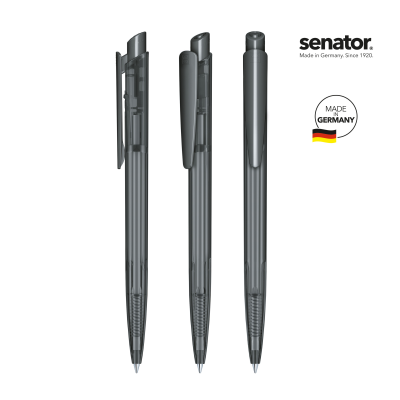 Picture of SENATOR® DART CLEAR TRANSPARENT PUSH BALL PEN.