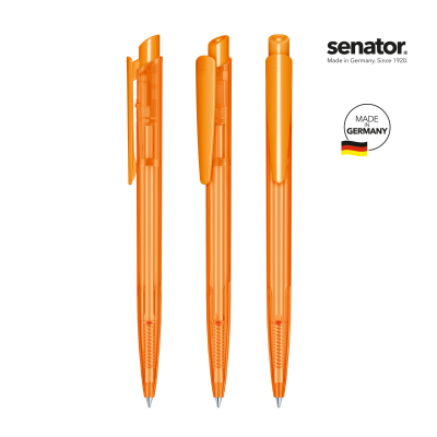 Picture of SENATOR® DART CLEAR TRANSPARENT PUSH BALL PEN.