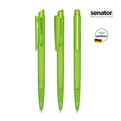 Picture of SENATOR® DART CLEAR TRANSPARENT PUSH BALL PEN.