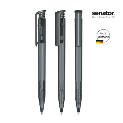 Picture of SENATOR® SUPER HIT CLEAR TRANSPARENT PUSH BALL PEN.