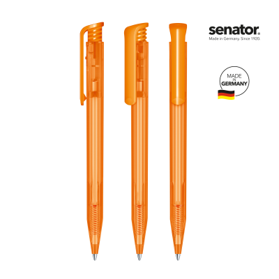 Picture of SENATOR® SUPER HIT CLEAR TRANSPARENT PUSH BALL PEN.