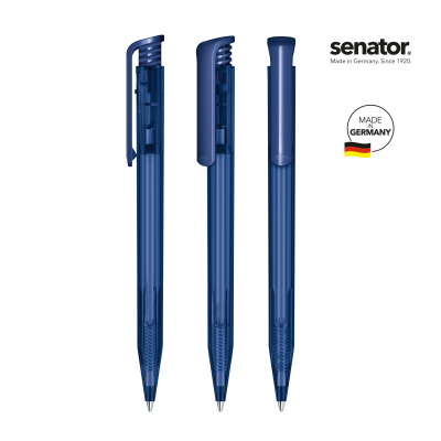 Picture of SENATOR® SUPER HIT CLEAR TRANSPARENT PUSH BALL PEN.