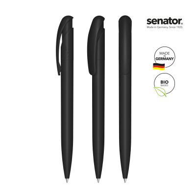 Picture of SENATOR NATURE PLUS MATT BIO BALL PEN in Black.