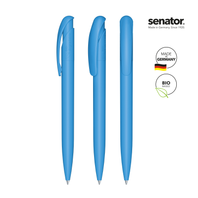 Picture of SENATOR NATURE PLUS MATT BIO BALL PEN in Fresh Blue.