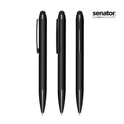 Picture of SENATOR® ATTRACT SOFT TOUCH BALL PEN &  TOUCH PAD PEN TWIST BALL PEN.