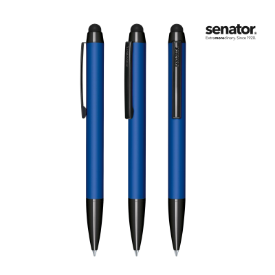 Picture of SENATOR® ATTRACT SOFT TOUCH BALL PEN &  TOUCH PAD PEN TWIST BALL PEN.