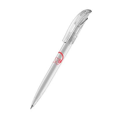 Picture of SENATOR® CHALLENGER CLEAR TRANSPARENT PUSH BALL PEN.