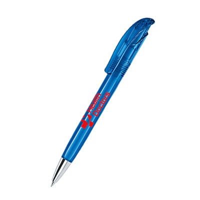 Picture of SENATOR® CHALLENGER CLEAR TRANSPARENT MT PUSH BALL PEN.