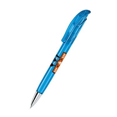 Picture of SENATOR® CHALLENGER CLEAR TRANSPARENT MT PUSH BALL PEN.