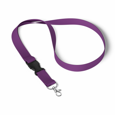 Picture of DETACHABLE POLYESTER PANTONE MATCHED SCREENPRINT LANYARD