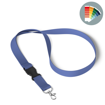 Picture of DETACHABLE POLYESTER PANTONE MATCHED SCREENPRINT LANYARD