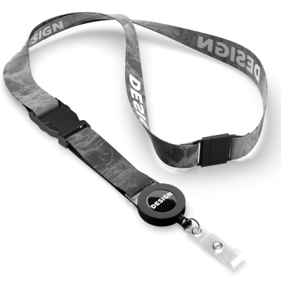 Picture of DETACHABLE POLYESTER SUBLIMATION BADGE REEL LANYARD